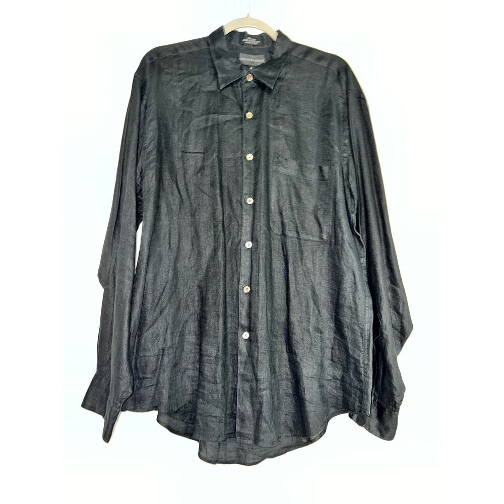 Saks Fifth Avenue - COLLECTION Linen Shirt - 100% linen - size L